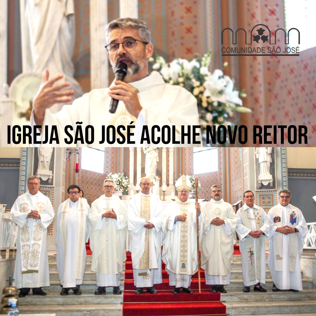 Posse do novo reitor, o padre Renilson Carvalho Tomaz, SJ. 